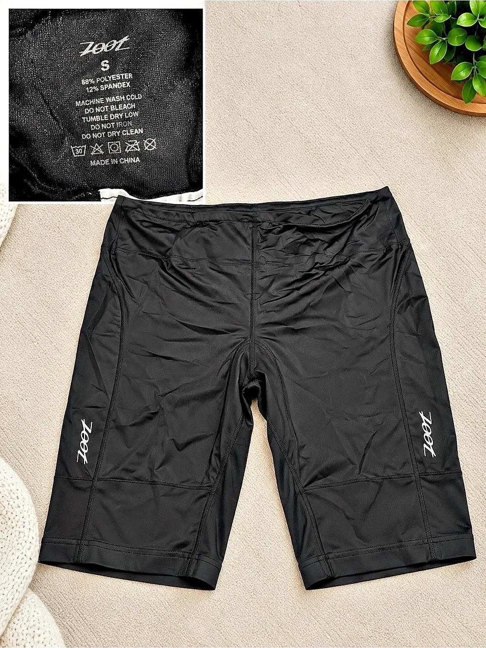 Zoot Black Athletic Shorts Size Small Like New